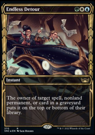 (370) Magic The Gathering Streets of New Capenna: Extras Single: Endless Detour (V.2) Holo Rare