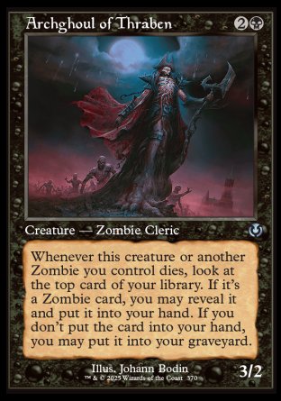(370) Magic The Gathering Innistrad Remastered: Extras Single: Archghoul of Thraben  Uncommon
