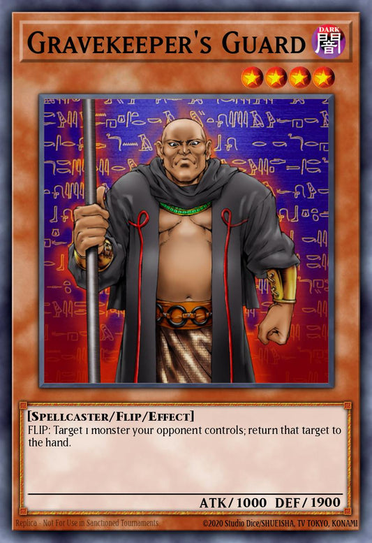 (184) YuGiOh TCG LCYW: Legendary Collection 3: Mega Pack Single: Gravekeeper's Guard  Ultra Rare