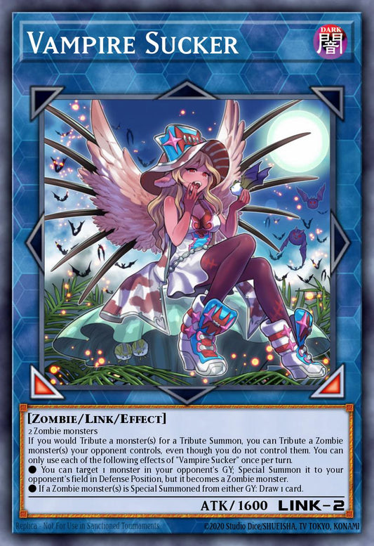 (030) YuGiOh TCG MP19: 2019 Gold Sarcophagus Tin Mega Pack Single: Vampire Sucker  Ultra Rare