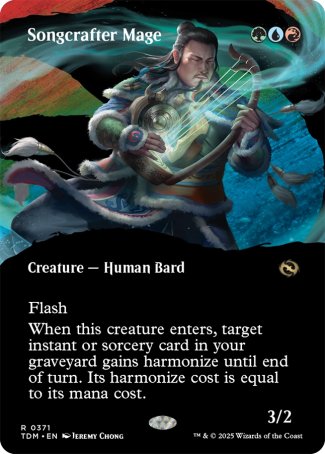 (371) Magic The Gathering Tarkir: Dragonstorm: Extras Single: Songcrafter Mage Holo Rare