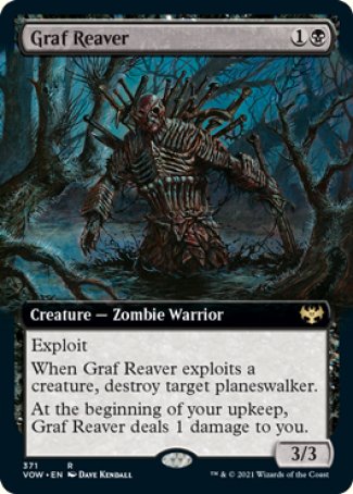 (371) Magic The Gathering Innistrad: Crimson Vow: Extras Single: Graf Reaver Holo Rare
