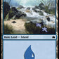 (371) Magic The Gathering Bloomburrow: Extras Single: Island (V.1) Holo Land