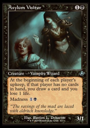 (371) Magic The Gathering Innistrad Remastered: Extras Single: Asylum Visitor  Uncommon
