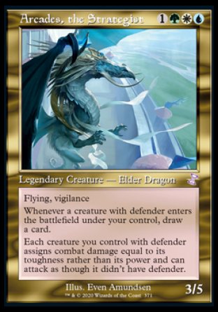 (371) Magic The Gathering Time Spiral Remastered: Extras Single: Arcades, the Strategist  Time Shifted