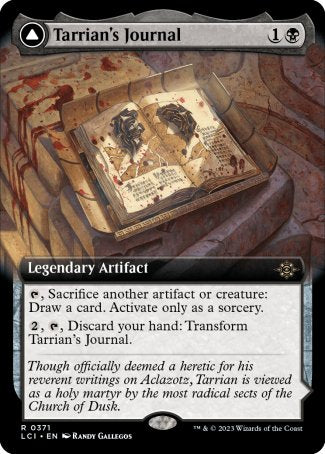 (371) Magic The Gathering The Lost Caverns of Ixalan: Extras Single: Tarrian's Journal // The Tomb of Aclazotz Holo Rare