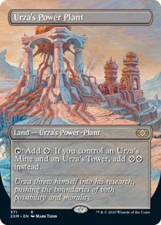 (371) Magic The Gathering Double Masters: Extras Single: Urza's Power Plant Holo Rare