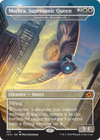 (371) Magic The Gathering Ikoria: Lair of Behemoths: Extras Single: Luminous Broodmoth (V.2)  Mythic