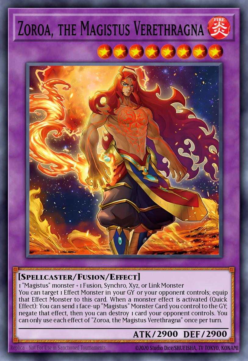 (045) YuGiOh TCG BLMM: Battles of Legend: Monster Mayhem Single: Zoroa, the Magistus Verethragna  Secret Rare