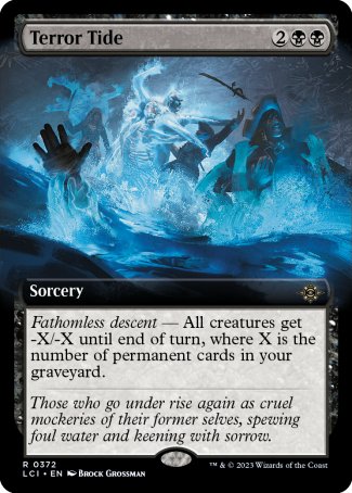 (372) Magic The Gathering The Lost Caverns of Ixalan: Extras Single: Terror Tide  Rare