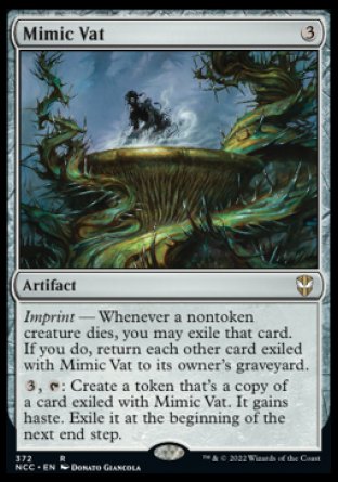 (372) Magic The Gathering Commander: Streets of New Capenna Single: Mimic Vat  Rare