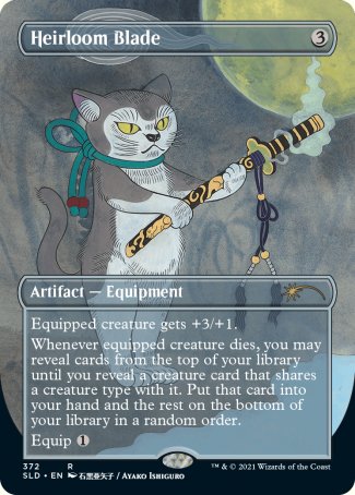 (372) Magic The Gathering Secret Lair Drop Series Single: Heirloom Blade Holo Rare