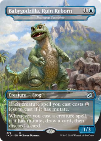 (372) Magic The Gathering Ikoria: Lair of Behemoths: Extras Single: Pollywog Symbiote  Uncommon