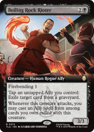 (372) Magic The Gathering Magic: The Gathering | Avatar: The Last Airbender: Extras Single: Boiling Rock Rioter Holo Rare