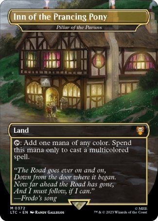 (372) Magic The Gathering Commander: The Lord of the Rings: Tales of Middle-earth: Extras Single: Pillar of the Paruns (V.1) Holo Mythic