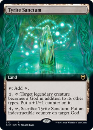 (372) Magic The Gathering Kaldheim: Extras Single: Tyrite Sanctum Holo Rare