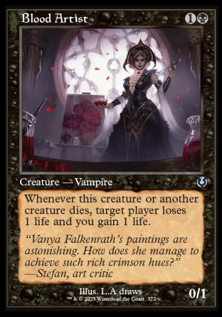 (372) Magic The Gathering Innistrad Remastered: Extras Single: Blood Artist (V.2) Holo Uncommon