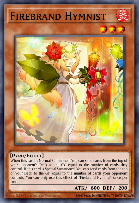 (028) YuGiOh TCG DUOV: Duel Overload Single: Firebrand Hymnist  Ultra Rare