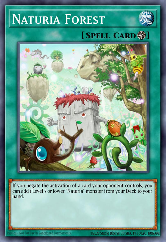 (035) YuGiOh TCG OP18: OTS Tournament Pack 18 Single: Naturia Forest  Common