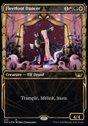 (373) Magic The Gathering Streets of New Capenna: Extras Single: Fleetfoot Dancer (V.2) Holo Rare