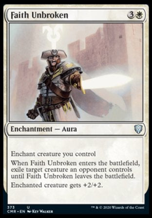 (373/361) Magic The Gathering Commander Legends: Extras Single: Faith Unbroken  Uncommon