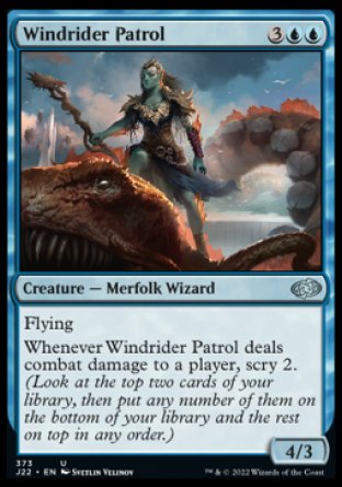 (373) Magic The Gathering Jumpstart 2022 Single: Windrider Patrol  Uncommon