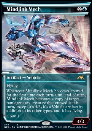 (373) Magic The Gathering Kamigawa: Neon Dynasty: Extras Single: Mindlink Mech (V.1) Holo Rare