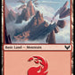 (373) Magic The Gathering Strixhaven: School of Mages: Extras Single: Mountain (V.2) Holo Land