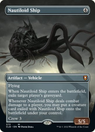 (373) Magic The Gathering Commander Legends: Battle for Baldur's Gate: Extras Single: Nautiloid Ship Holo Mythic