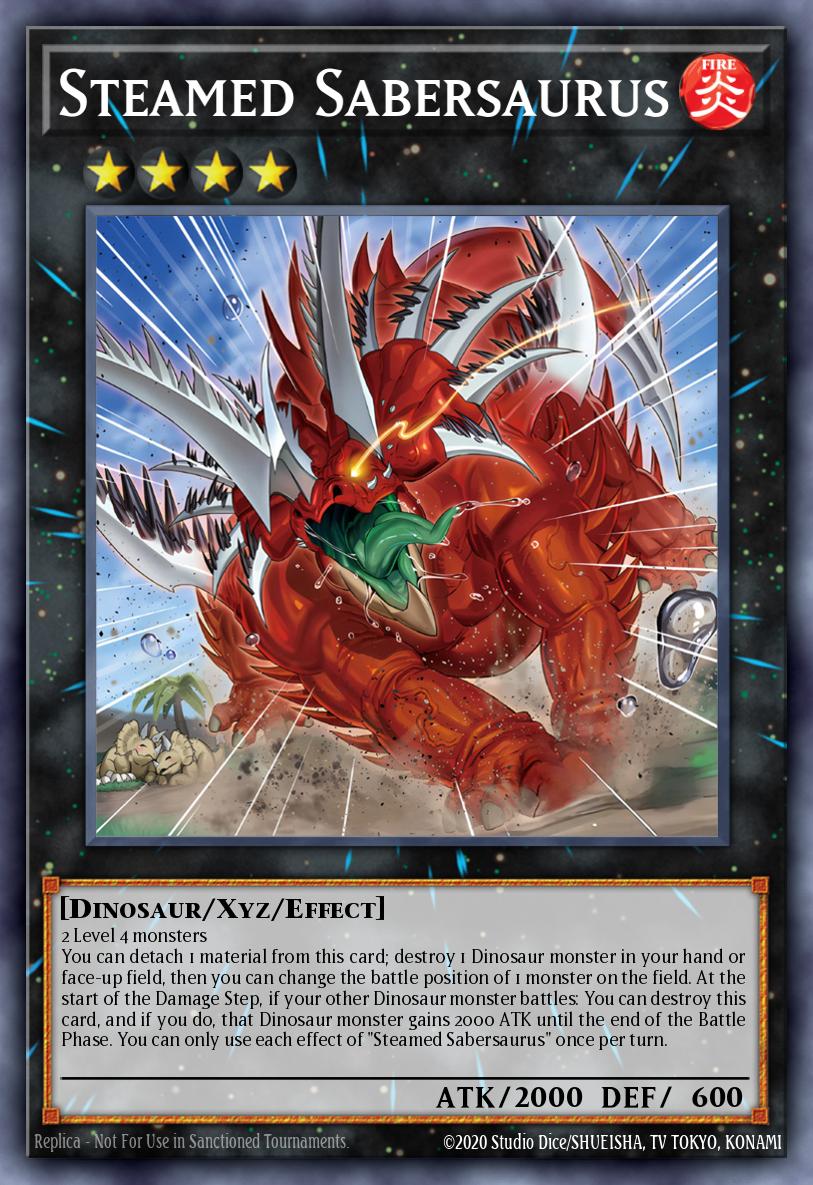 (050) YuGiOh TCG ALIN: Alliance Insight Single: Steamed Sabersaurus  Common
