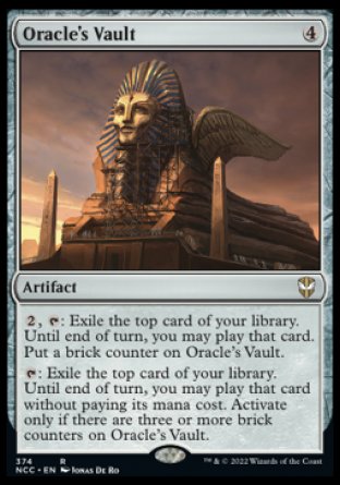 (374) Magic The Gathering Commander: Streets of New Capenna Single: Oracle's Vault  Rare