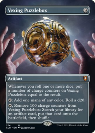 (374) Magic The Gathering Commander Legends: Battle for Baldur's Gate: Extras Single: Vexing Puzzlebox  Mythic