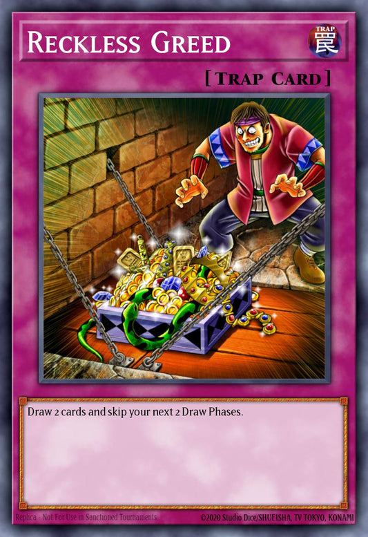 (247) YuGiOh TCG DB2: Dark Beginning 2 Single: Reckless Greed  Common
