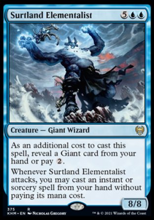 (375) Magic The Gathering Kaldheim: Extras Single: Surtland Elementalist  Rare