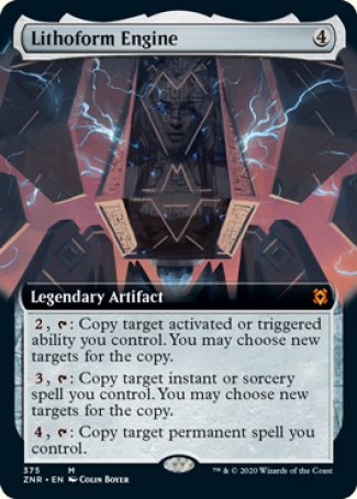 (375) Magic The Gathering Zendikar Rising: Extras Single: Lithoform Engine Holo Mythic