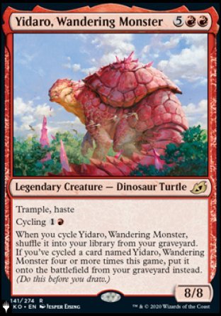 (141) Magic The Gathering The List Single: Yidaro, Wandering Monster  Rare
