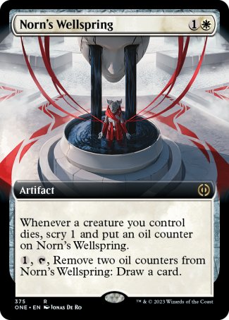 (375) Magic The Gathering Phyrexia: All Will Be One: Extras Single: Norn's Wellspring  Rare