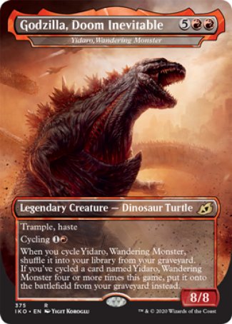 (375) Magic The Gathering Ikoria: Lair of Behemoths: Extras Single: Yidaro, Wandering Monster (V.2) Holo Rare