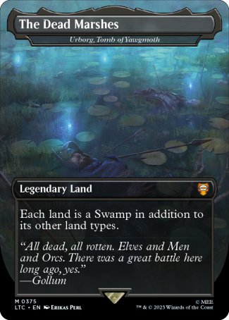 (375) Magic The Gathering Commander: The Lord of the Rings: Tales of Middle-earth: Extras Single: Urborg, Tomb of Yawgmoth (V.1)  Mythic