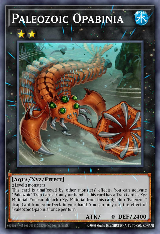 (138) YuGiOh TCG MP25: 2025 Mega-Pack Tin Single: Paleozoic Opabinia  Secret Rare