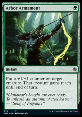 (376) Magic The Gathering Jumpstart Single: Arbor Armament  Common