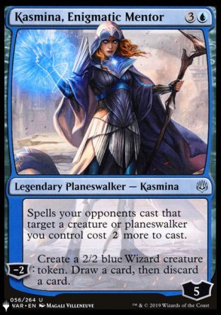 (056) Magic The Gathering The List Single: Kasmina, Enigmatic Mentor  Uncommon