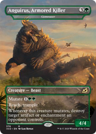 (376) Magic The Gathering Ikoria: Lair of Behemoths: Extras Single: Gemrazer (V.2)  Rare