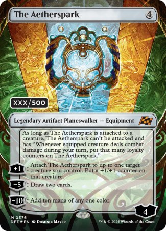 (376) Magic The Gathering Aetherdrift: Extras Single: The Aetherspark  Mythic
