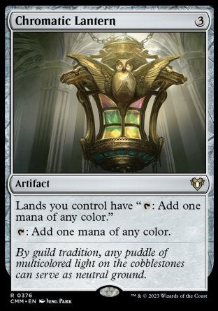 (376) Magic The Gathering Commander Masters Single: Chromatic Lantern  Rare