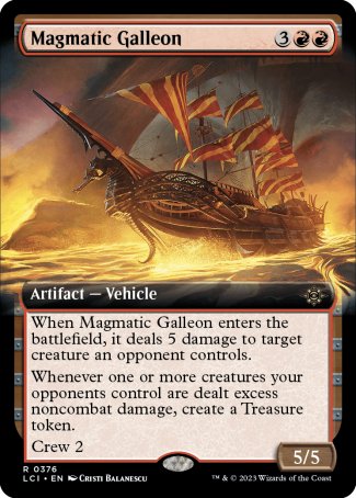 (376) Magic The Gathering The Lost Caverns of Ixalan: Extras Single: Magmatic Galleon  Rare