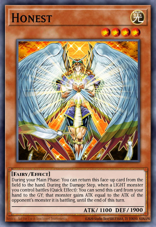 (006) YuGiOh TCG BLMM: Battles of Legend: Monster Mayhem Single: Honest (V.1 - Secret Rare)  Secret Rare