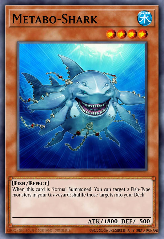 (086) YuGiOh TCG SOVR: Stardust Overdrive Single: Metabo-Shark  Super Rare