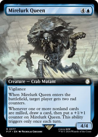 (377) Magic The Gathering Universes Beyond: Fallout: Extras Single: Mirelurk Queen (V.1)  Rare