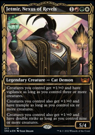 (377) Magic The Gathering Streets of New Capenna: Extras Single: Jetmir, Nexus of Revels (V.2) Holo Mythic